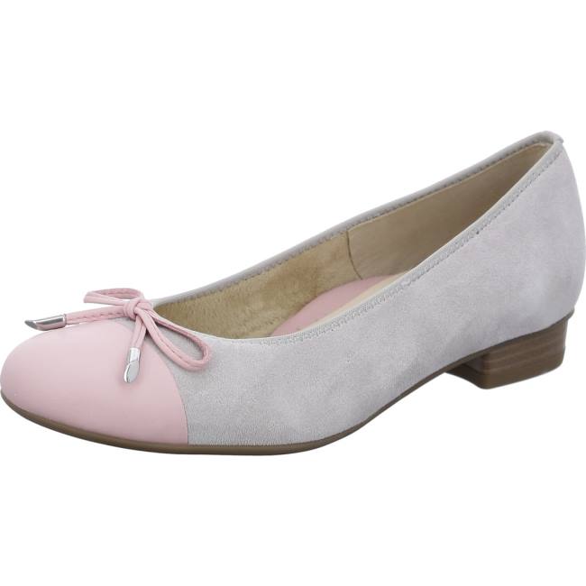 Dámské Baleríny Ara Ballet Pumps Bari Flamingo Pebble Šedé | ARA196BGA