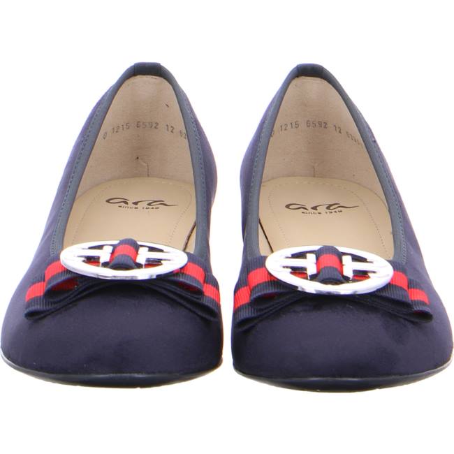 Dámské Baleríny Ara Ballet Pumps Pisa Navy Blankyt | ARA430MZH