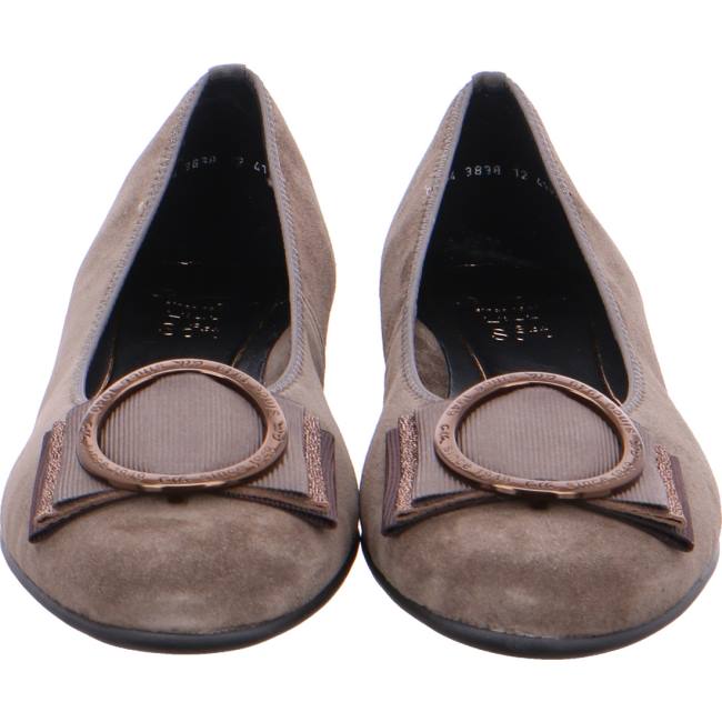 Dámské Baleríny Ara Ballet Pumps Sardinia Taiga Šedé | ARA105SPF