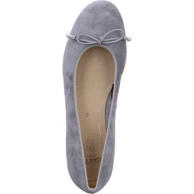 Dámské Baleríny Ara Ballet Pumps Sardinia Oyster Šedé | ARA176BUK