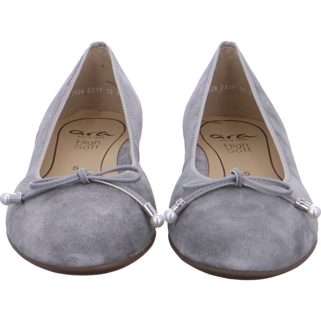 Dámské Baleríny Ara Ballet Pumps Sardinia Oyster Šedé | ARA176BUK