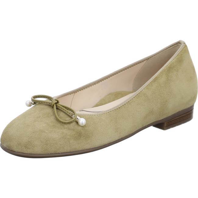 Dámské Baleríny Ara Ballet Pumps Sardinia Khaki Zelene | ARA245FCI