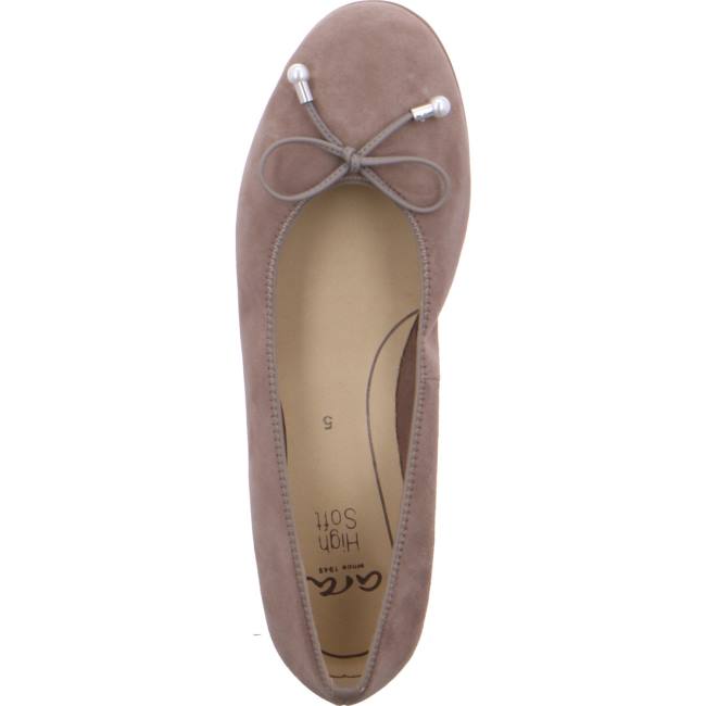 Dámské Baleríny Ara Ballet Pumps Sardinia Taupe Béžový | ARA475AGJ