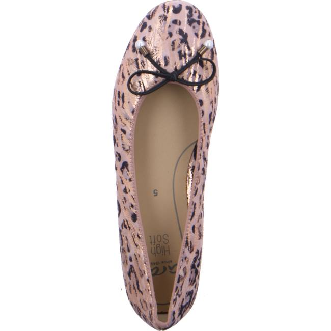 Dámské Baleríny Ara Ballet Pumps Sardinia Powder Béžový | ARA891RDK