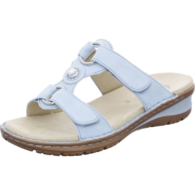 Dámské Boty Mules Ara Hawaii Aqua Blankyt | ARA198BGF