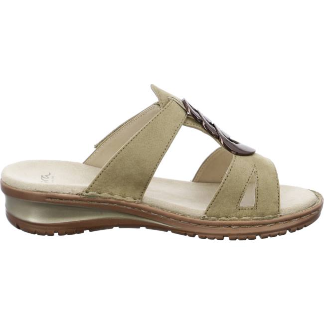 Dámské Boty Mules Ara Hawaii Khaki Zelene | ARA680GYN