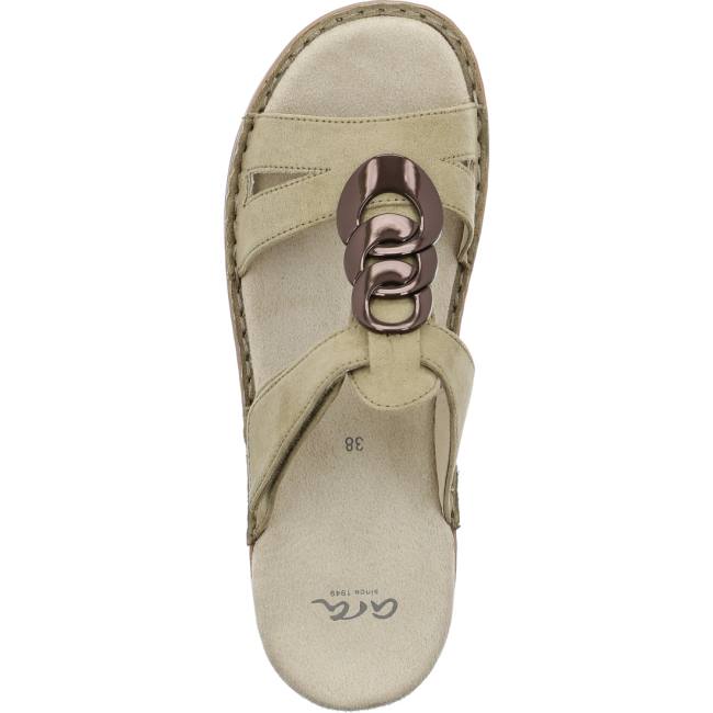 Dámské Boty Mules Ara Hawaii Khaki Zelene | ARA680GYN