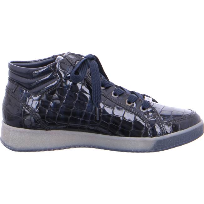 Dámské Kozačky Ara High Top Rom Midnight Blankyt | ARA596MKB