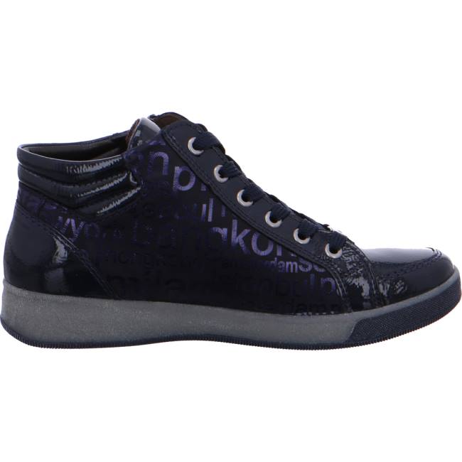 Dámské Kozačky Ara High Top Rom Navy Blankyt | ARA067HJW