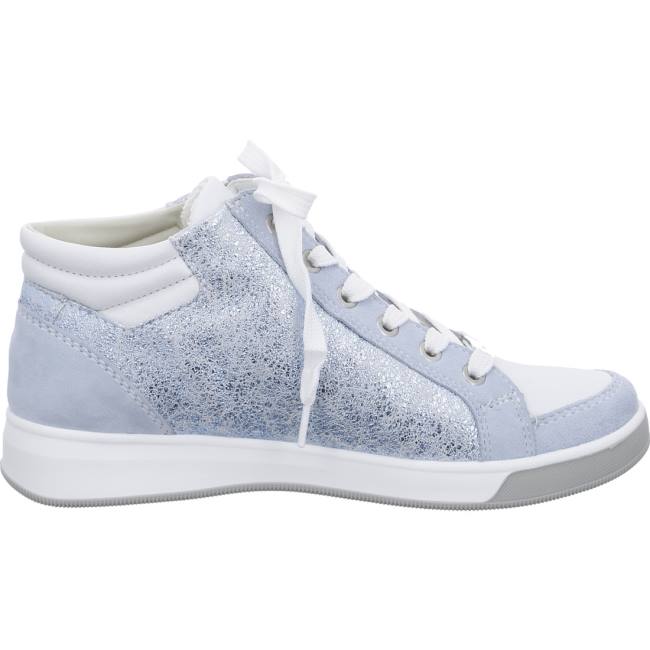 Dámské Tenisky Ara High Top Rom Aqua Blankyt | ARA864ESU