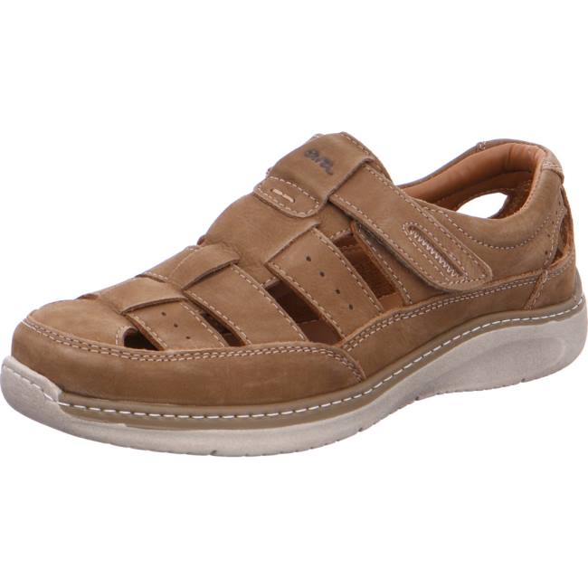 Pánské Sandály Ara Slip-ons Pedro Nut-brown Hnědé | ARA105KOE